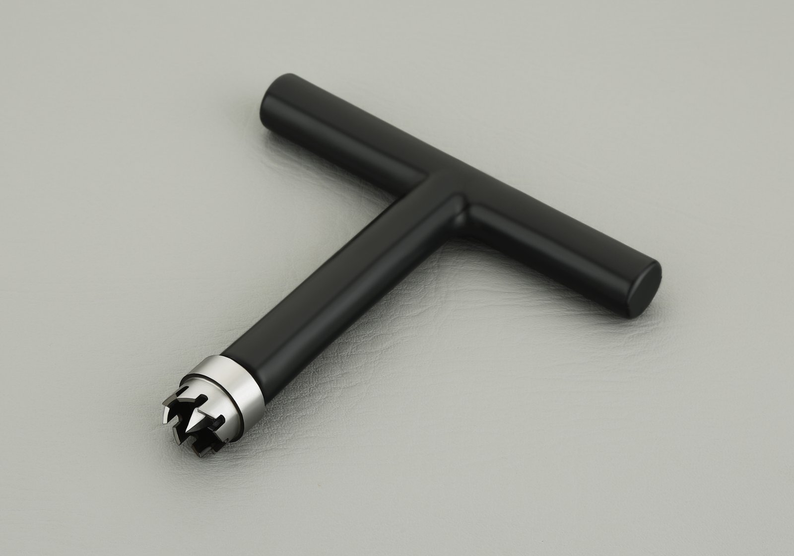 PVC Drill Bit Hole Punch Black Handle